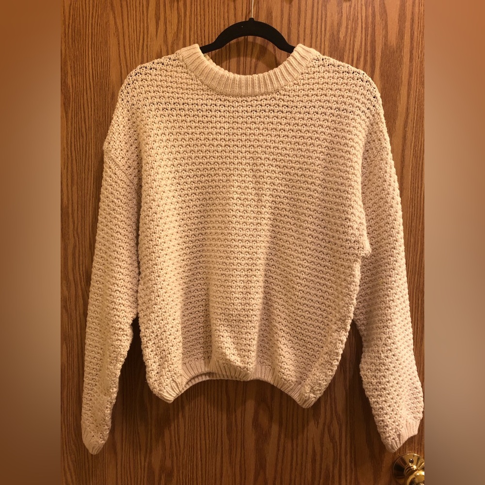 Cream sweater